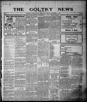 Primary view of object titled 'The Goltry News (Goltry, Okla. Terr.), Vol. 5, No. 20, Ed. 1 Friday, December 22, 1905'.