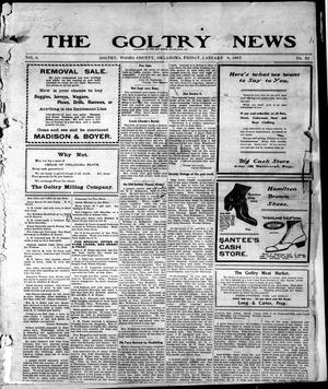The Goltry News (Goltry, Okla. Terr.), Vol. 6, No. 22, Ed. 1 Friday, January 4, 1907