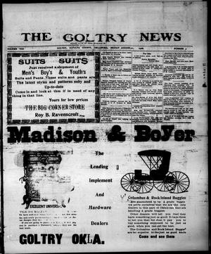 The Goltry News (Goltry, Okla.), Vol. 8, No. 3, Ed. 1 Friday, August 21, 1908