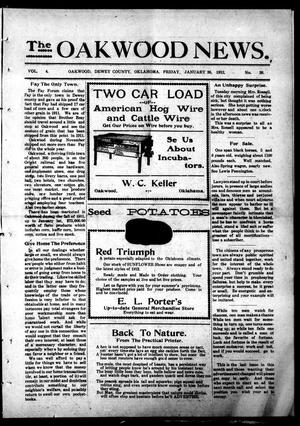 The Oakwood News. (Oakwood, Okla.), Vol. 4, No. 38, Ed. 1 Friday, January 26, 1912