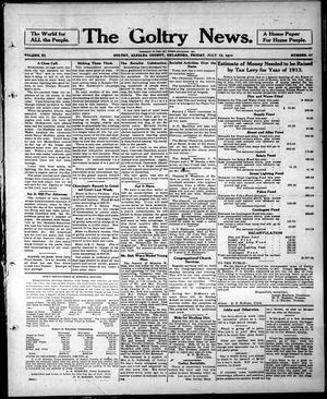 The Goltry News. (Goltry, Okla.), Ed. 1 Friday, July 12, 1912