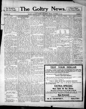 The Goltry News. (Goltry, Okla.), Ed. 1 Friday, October 18, 1912