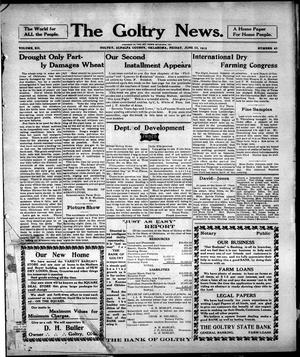The Goltry News. (Goltry, Okla.), Ed. 1 Friday, June 13, 1913