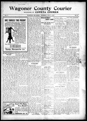 Wagoner County Courier (Wagoner, Okla.), Vol. 10, No. 42, Ed. 1 Thursday, July 3, 1913