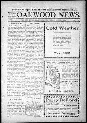 The Oakwood News. (Oakwood, Okla.), Vol. 6, No. 12, Ed. 1 Friday, August 1, 1913
