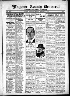 Wagoner County Democrat (Wagoner, Okla.), Vol. 22, No. 23, Ed. 1 Thursday, February 14, 1918