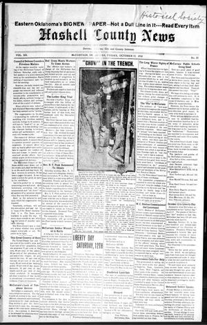Haskell County News (McCurtain, Okla.), Vol. 12, No. 25, Ed. 1 Friday, October 11, 1918
