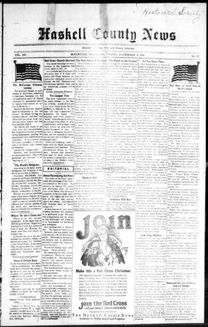 Haskell County News (McCurtain, Okla.), Vol. 12, No. 33, Ed. 1 Friday, December 6, 1918