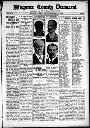 Wagoner County Democrat (Wagoner, Okla.), Vol. 22, No. 42, Ed. 1 Friday, December 13, 1918