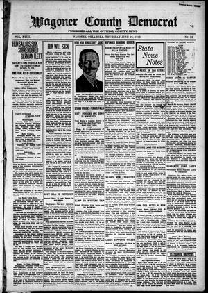 Wagoner County Democrat (Wagoner, Okla.), Vol. 23, No. 19, Ed. 1 Thursday, June 26, 1919