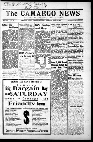The Camargo News (Camargo, Okla.), Vol. 5, No. 10, Ed. 1 Thursday, September 30, 1937