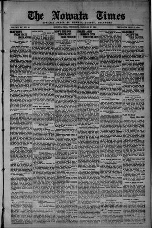 The Nowata Times (Nowata, Okla.), Vol. 15, No. 41, Ed. 1 Thursday, January 27, 1921
