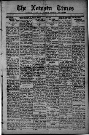 The Nowata Times (Nowata, Okla.), Vol. 26, No. 47, Ed. 1 Thursday, March 17, 1921