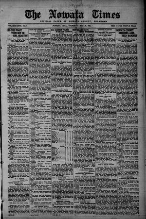 The Nowata Times (Nowata, Okla.), Vol. 27, No. 5, Ed. 1 Thursday, May 26, 1921