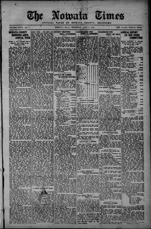 The Nowata Times (Nowata, Okla.), Vol. 27, No. 7, Ed. 1 Thursday, June 9, 1921