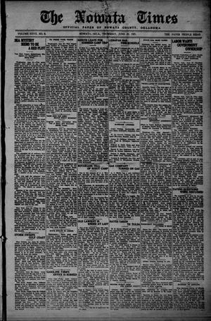 The Nowata Times (Nowata, Okla.), Vol. 27, No. 8, Ed. 1 Thursday, June 23, 1921