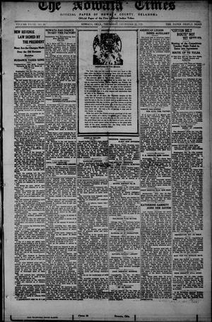 The Nowata Times (Nowata, Okla.), Vol. 28, No. 34, Ed. 1 Thursday, December 22, 1921