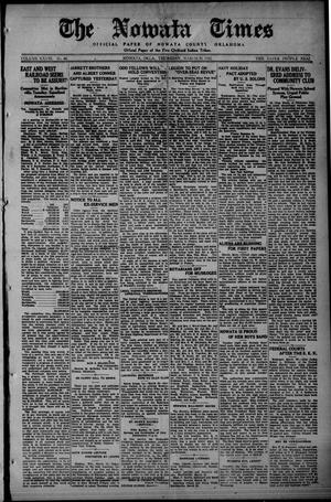 The Nowata Times (Nowata, Okla.), Vol. 28, No. 48, Ed. 1 Thursday, March 30, 1922