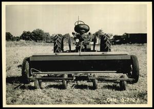 Tractor and Modified Fertilizer Spreader Adapted for Bermudagrass