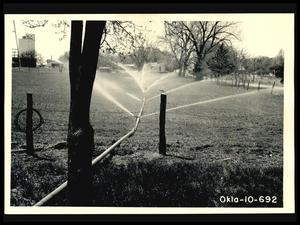 Heber V. Burns' Irrigation Sprinkler