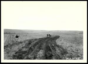 Building Channel Type Terrace with 5’ Texas Terracer and Farm Tractor on U. S. Government Land/LU Project