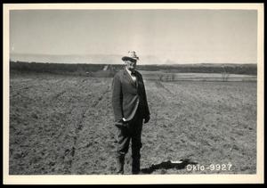 Mr. L. W. Long and His Recently Seeded Field