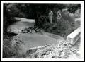 Photograph: W. A. Bruce and C. W. Graham Observe the Stream Flow Below Site 5, De…