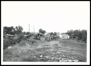 View of Destroyed Homes Near Willow Creek After Flood of May 10, 1950