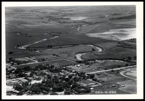 Aerial Shot of A Flooded Sergeant Major Creek