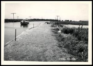 Washita Flood Damage to State Highway 77, Southwestern Bell Telephone lines, and R. C. Longmyers’ Farm
