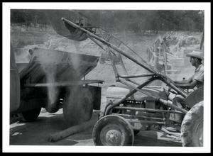 Idabel Limestone Quarry UNIDENTIFIED Worker Loading A Lime Truck