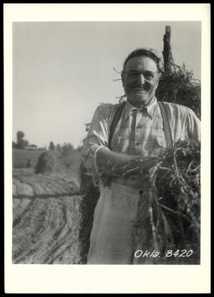 W. A. Seney's Harvested Peanut Field