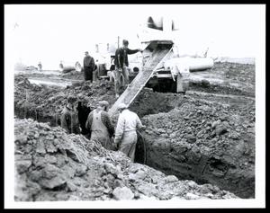 Primary view of object titled 'Concrete Pouring on Roaring Creek Site 1'.