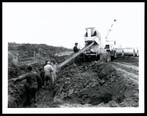 Primary view of object titled 'Concrete Pouring on Roaring Creek Site 1'.