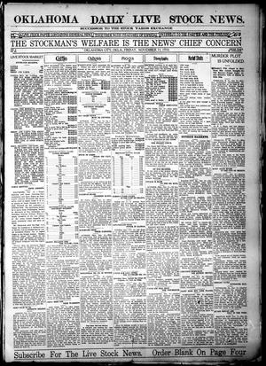 Oklahoma Daily Live Stock News. (Oklahoma City, Okla.), Vol. 1, No. 65, Ed. 1 Friday, November 11, 1910