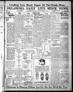 Oklahoma Daily Live Stock News. (Oklahoma City, Okla.), Vol. 1, No. 308, Ed. 1 Friday, March 3, 1911