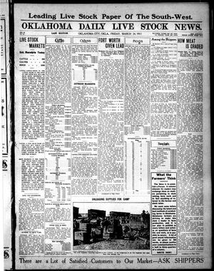 Oklahoma Daily Live Stock News. (Oklahoma City, Okla.), Vol. 2, No. 14, Ed. 1 Friday, March 24, 1911