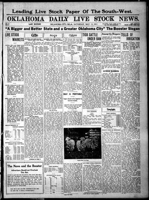 Oklahoma Daily Live Stock News. (Oklahoma City, Okla.), Vol. 2, No. 57, Ed. 1 Saturday, May 13, 1911
