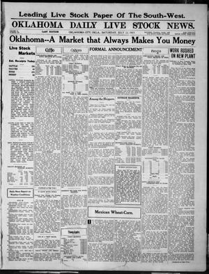 Oklahoma Daily Live Stock News. (Oklahoma City, Okla.), Vol. 2, No. 116, Ed. 1 Saturday, July 22, 1911