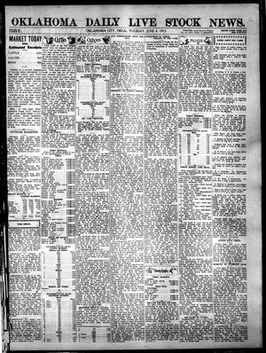 Oklahoma Daily Live Stock News. (Oklahoma City, Okla.), Vol. 3, No. 56, Ed. 1 Tuesday, June 4, 1912