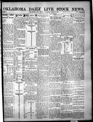 Oklahoma Daily Live Stock News. (Oklahoma City, Okla.), Vol. 3, No. 76, Ed. 1 Thursday, June 27, 1912