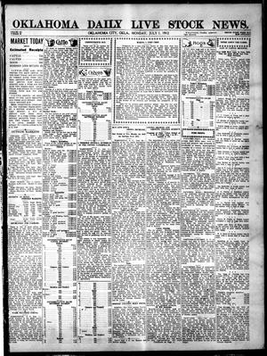 Oklahoma Daily Live Stock News. (Oklahoma City, Okla.), Vol. 3, No. 79, Ed. 1 Monday, July 1, 1912