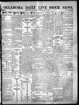 Oklahoma Daily Live Stock News. (Oklahoma City, Okla.), Vol. 3, No. 90, Ed. 1 Monday, July 15, 1912