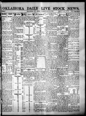 Oklahoma Daily Live Stock News. (Oklahoma City, Okla.), Vol. 3, No. 91, Ed. 1 Tuesday, July 16, 1912