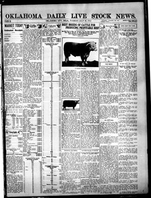 Oklahoma Daily Live Stock News. (Oklahoma City, Okla.), Vol. 3, No. 103, Ed. 1 Tuesday, July 30, 1912