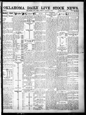Oklahoma Daily Live Stock News. (Oklahoma City, Okla.), Vol. 3, No. 106, Ed. 1 Friday, August 2, 1912