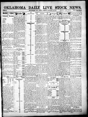 Oklahoma Daily Live Stock News. (Oklahoma City, Okla.), Vol. 3, No. 118, Ed. 1 Friday, August 16, 1912