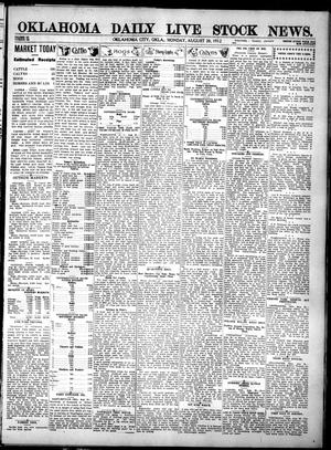 Oklahoma Daily Live Stock News. (Oklahoma City, Okla.), Vol. 3, No. 126, Ed. 1 Monday, August 26, 1912