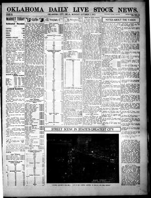 Oklahoma Daily Live Stock News. (Oklahoma City, Okla.), Vol. 3, No. 162, Ed. 1 Monday, October 7, 1912