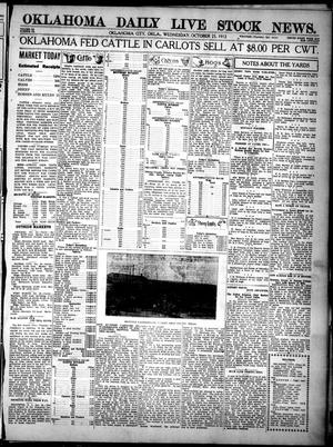 Oklahoma Daily Live Stock News. (Oklahoma City, Okla.), Vol. 3, No. 175, Ed. 1 Wednesday, October 23, 1912